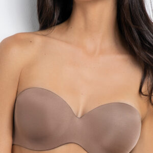 SIèLEI - Reggiseno A Fascia Con Ferretto - Nero - Cipria - Bianco