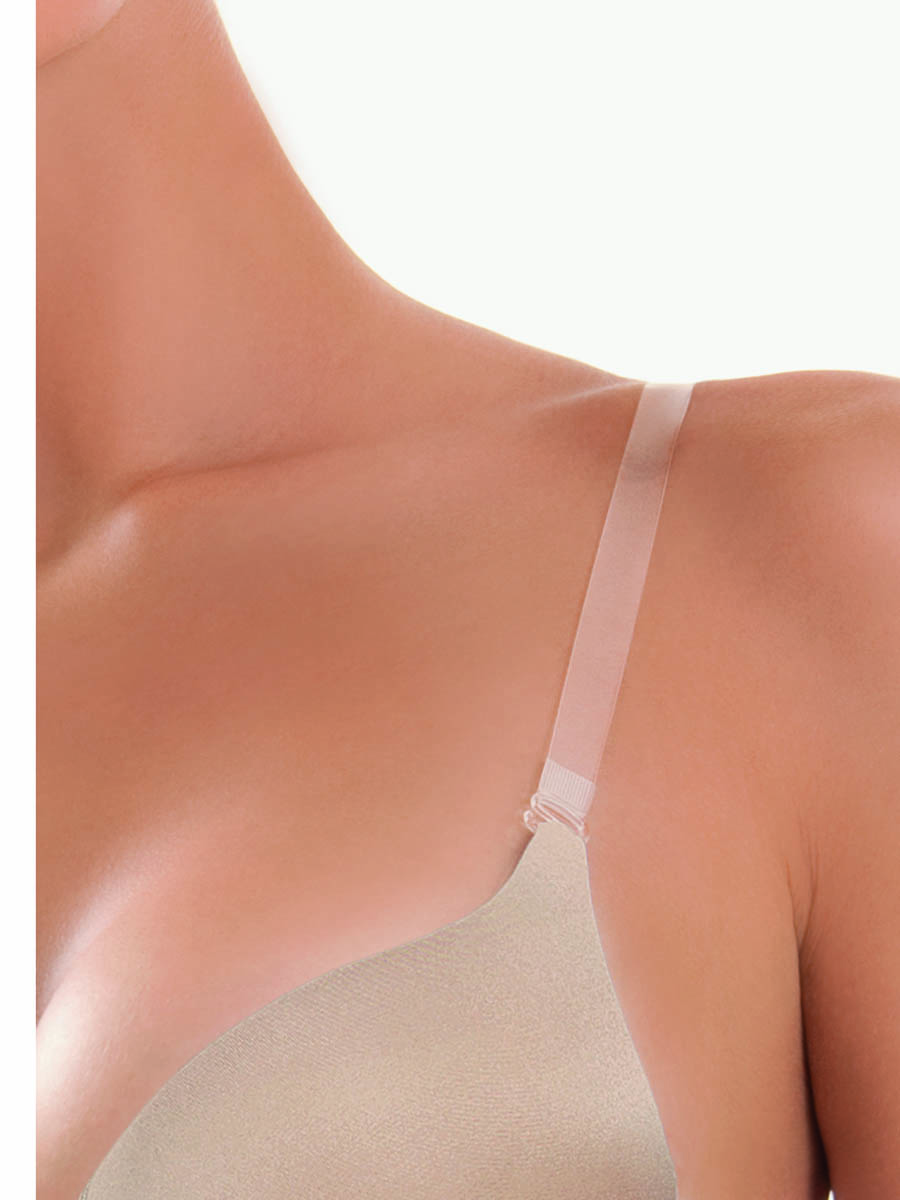 SIèLEI - Reggiseno Multifunzione In Microfibra - Cipria - Bianco - Nero - immagine 4