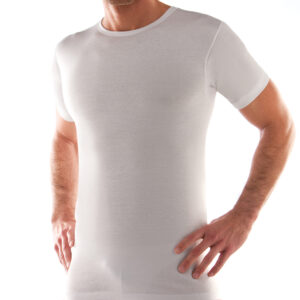 LIABEL - Maglia Girocollo In Cotone Jersey - Bianco - Nero