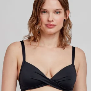 GISELA - Bikini Tinta Unita Con Ferretto E Slip Vita Alta