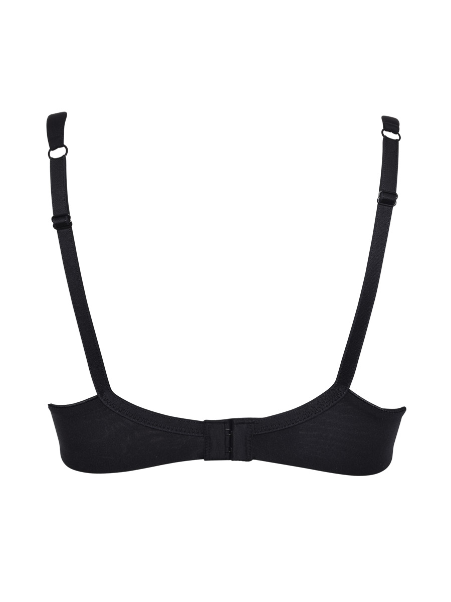 SIèLEI - Reggiseno In Coppa C Con Ferretto - Nero - Bianco - Cipria - immagine 4