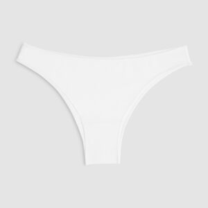 COTONELLA - Brasiliana A Vita Bassa In Cotone Elasticizzato 3 Pack - Bianco - Nero
