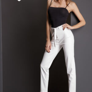 LOVEANDBRA - Jogger Similpelle Thermal - Latte