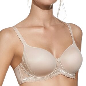 SELENE - Reggiseno Con Ferretto In Coppa D - Tierra - Marfil - Nero