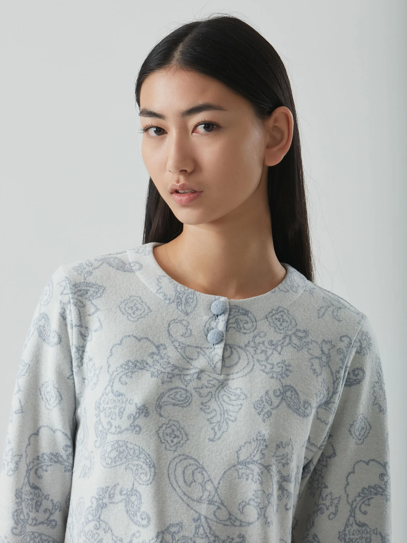 RAGNO - Pigiama Jacquard In Punto Milano - Yogurt - Avorio - immagine 9