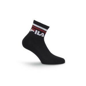 FILA - Calze Quarter Unisex 3 Pack - Nero - Bianco - Blu - Grigio