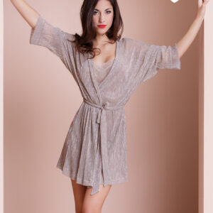 LOVEANDBRA - Kimono Luxury - Miele - Nero