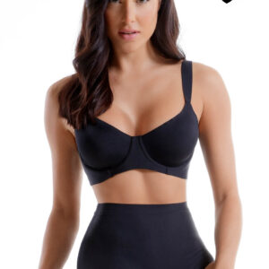 LOVEANDBRA - Reggiseno Preformato In Microfibra Soft Stretch - Nero - Tierra