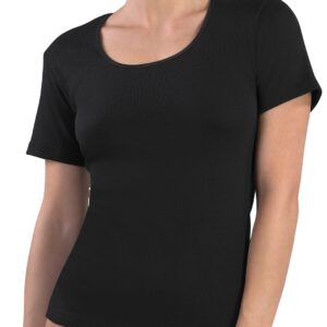 MABRAT - Maglia Mezza Manica In Caldo Cotone - Nero - Bianco