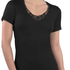 MABRAT - Maglia A Maniche Corte In Caldo Cotone - Nero - Bianco