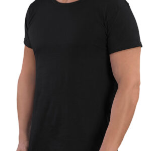 MABRAT - Maglia Intima Uomo Mezza Manica In Cotone - Nero - Blu - Bianco