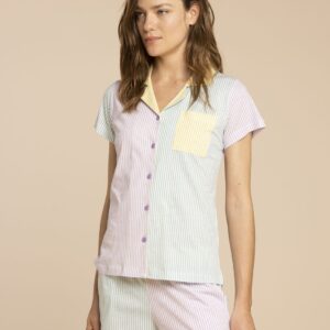 NOIDINOTTE - Pigiama Donna Corto In Cotone Stampa Bandana