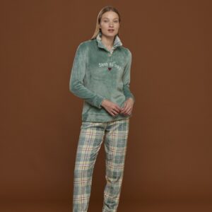 NOIDINOTTE - Pigiama Donna In Coral Fleece - Giada - Rosa