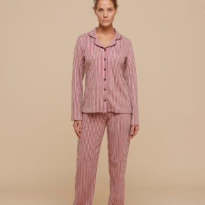 NOIDINOTTE - Pigiama In Stile Camicia Con Fantasia A Righe