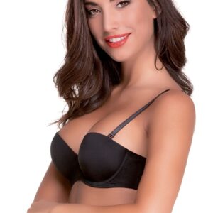 LOVEANDBRA - Reggiseno A Fascia "Cindy" - Nero - Bianco - Skin
