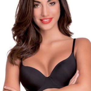 LOVEANDBRA - Reggiseno Balconcino "Greta" - Nero - Bianco - Skin