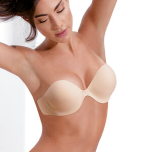 LOVEANDBRA - Reggiseno Balconcino "Mistero" - Skin - Nero