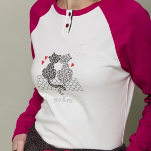 Pigiama donna “You&Me” dettaglio