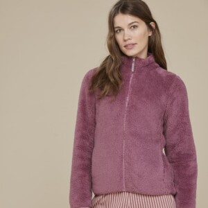 GIACCA CORTA IN CORAL FLEECE