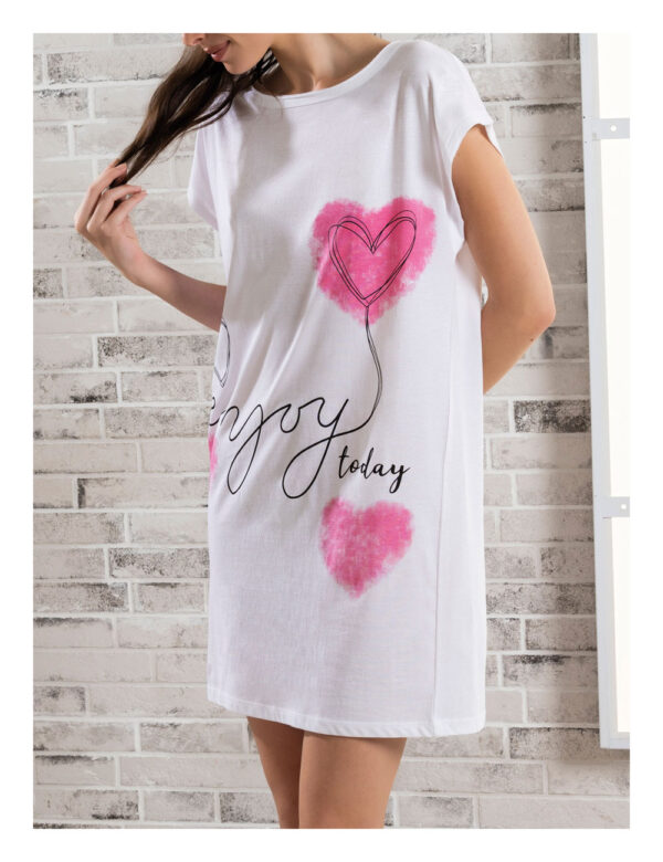 BIANCO COPRICOSTUME CON CUORI