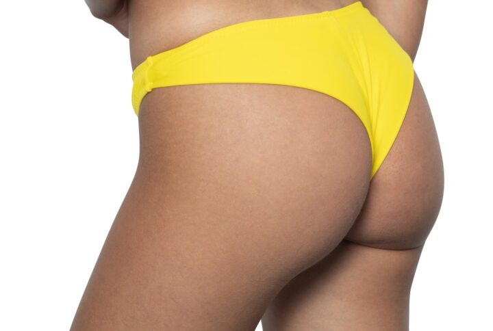 Slip bikini brasiliana donna Diana giallo – retro