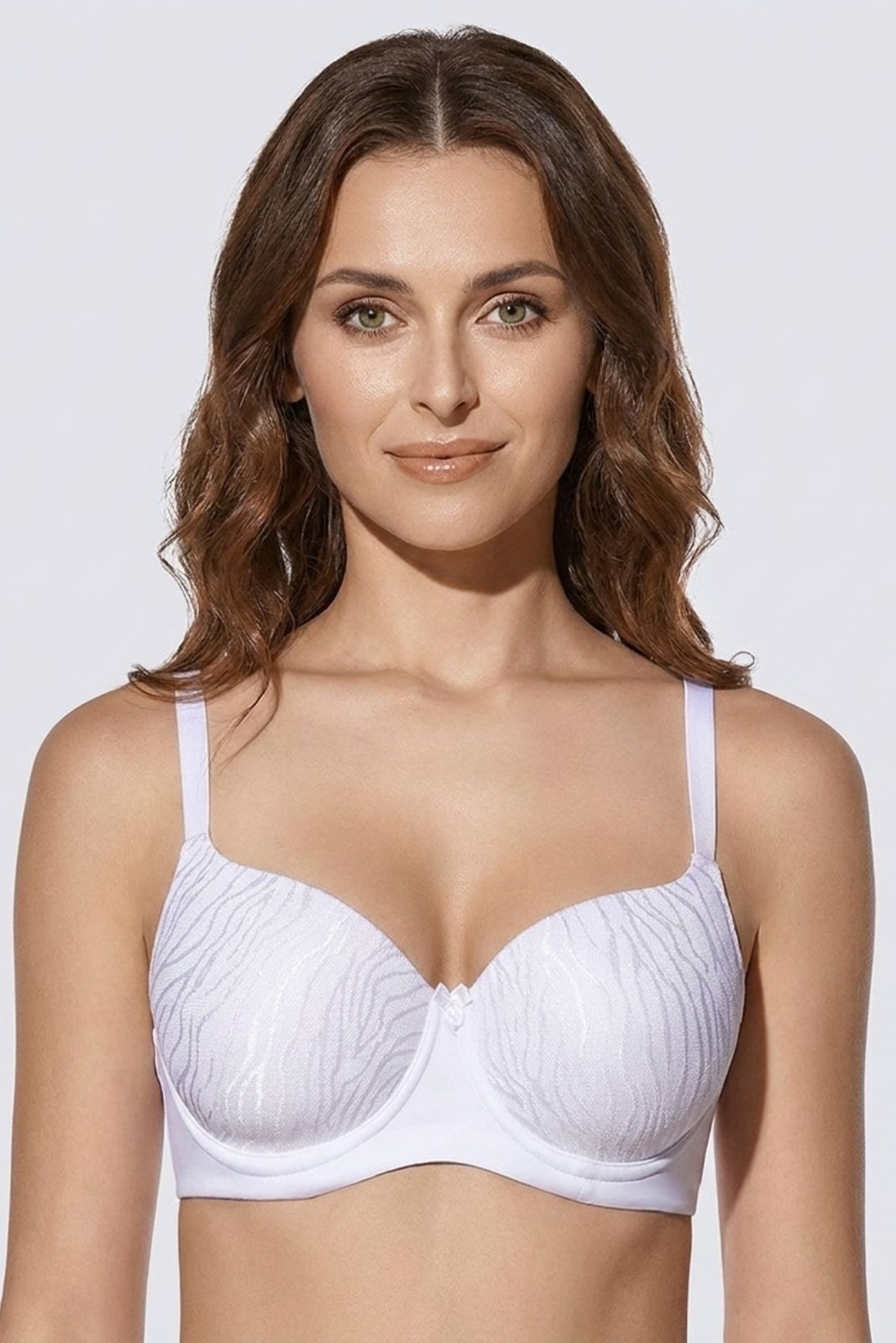 Reggiseno Contenitivo con Ferretto Selene Norma nella colore bianco