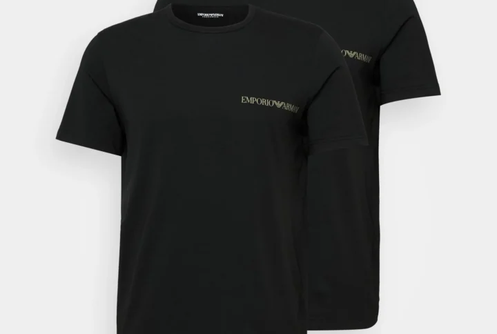 pack 2 t-shirt armani uomo jersey stretch