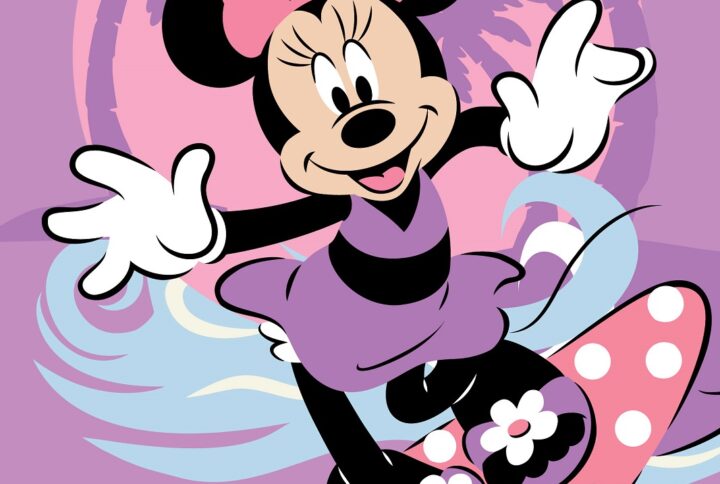 telo mare Minnie Mouse cotone spugna con stampa Disney