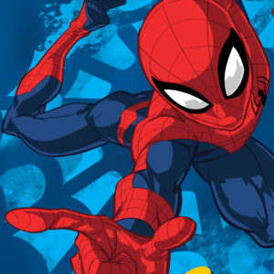 telo mare spiderman in spugna 100% cotone con stampa ufficiale Marvel