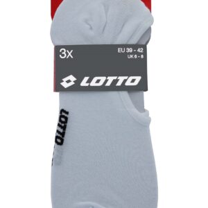 calza pariscarpa Lotto con tallone a Y e ABS antiscivolo colore bianco
