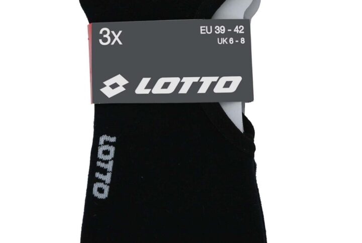 calza pariscarpa Lotto con tallone a Y e ABS antiscivolo colore nero