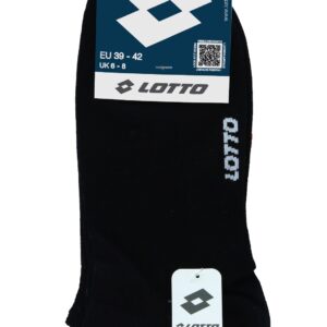 Calze salvapiede uomo in cotone mercerizzato Lotto 3 pack nero