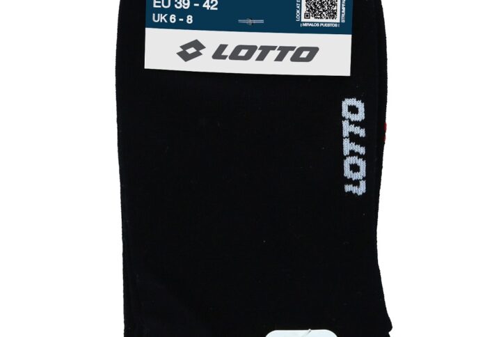 Calze salvapiede uomo in cotone mercerizzato Lotto 3 pack nero