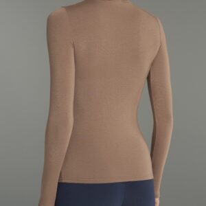 Vista posteriore dolcevita donna Ragno con vestibilità skinny