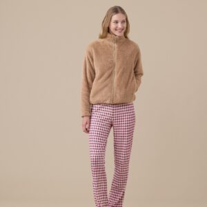 giacca donna in eco pelliccia Noidinotte marrone chiaro