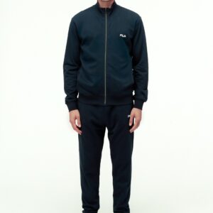 Tuta uomo navy FILA vista frontale con zip