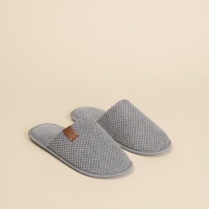 Pantofola uomo waffle grigia NOIDINOTTE