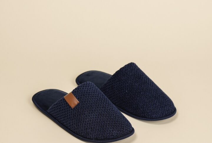 Pantofola uomo waffle blu NOIDINOTTE
