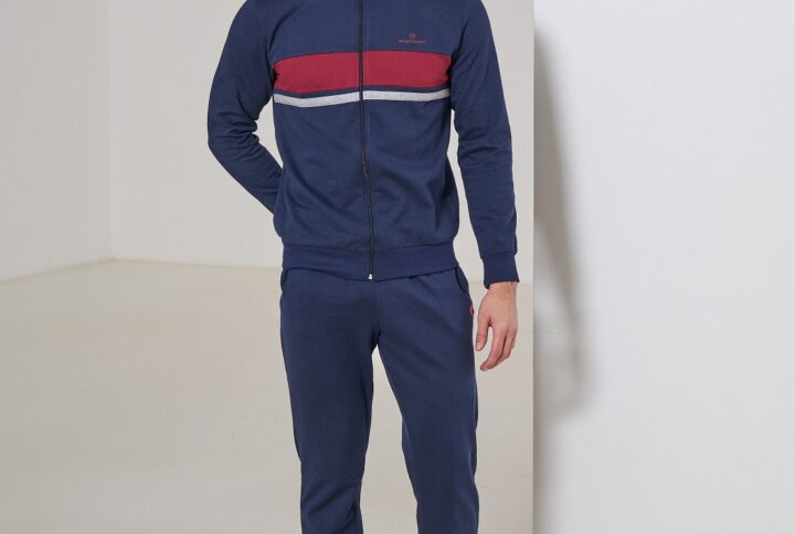 Tuta Homewear Sergio Tacchini in cotone felpato