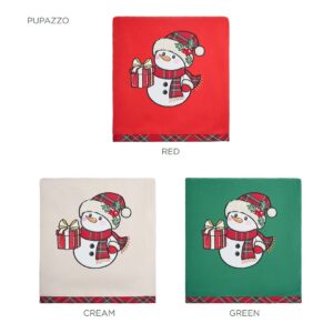 Varianti colori Plaid natalizio con pupazzo VINGI