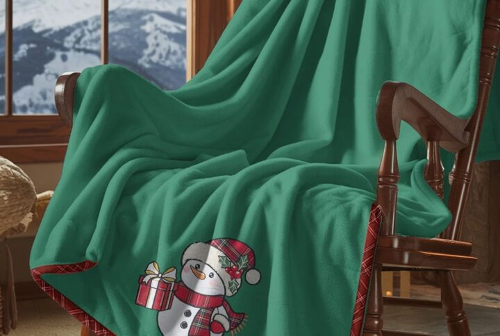 Plaid natalizio con pupazzo VINGI