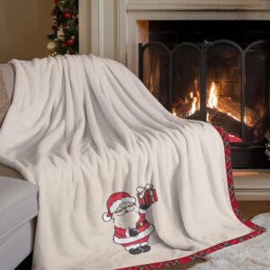 Plaid natalizio santa claus VINGI RICAMI