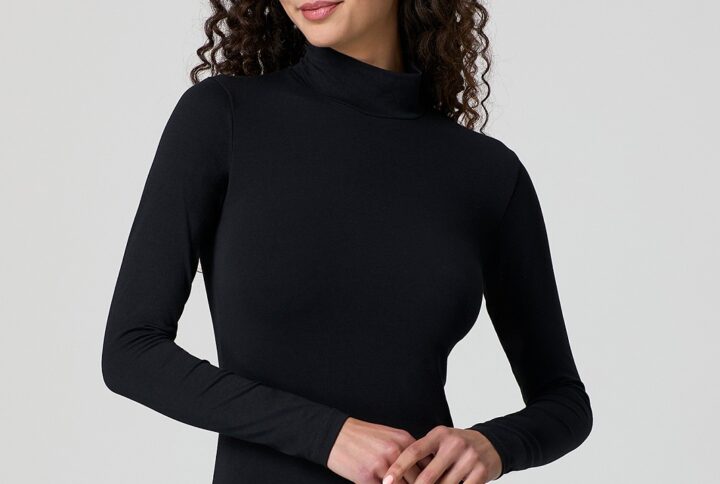 Lupetto Donna Manica Lunga in Cotone Elastico Jadea