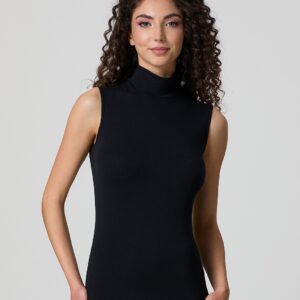 Dettaglio Lupetto Smanicato Donna Jadea in Cotone Elastico