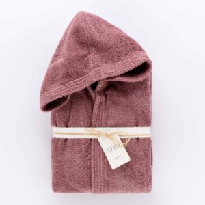 Accappatoio Riviera in Cotone Pettinato 450 g - Malva