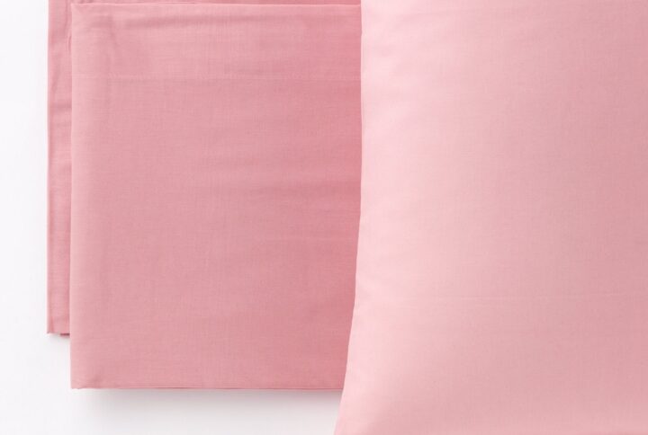 Completo letto Picasso LINEA ORO in cotone 100%, MALVA
