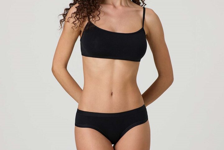 Slip donna in cotone modal - colore nero