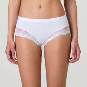slip short in cotone modal e pizzo JADEA - bianco front