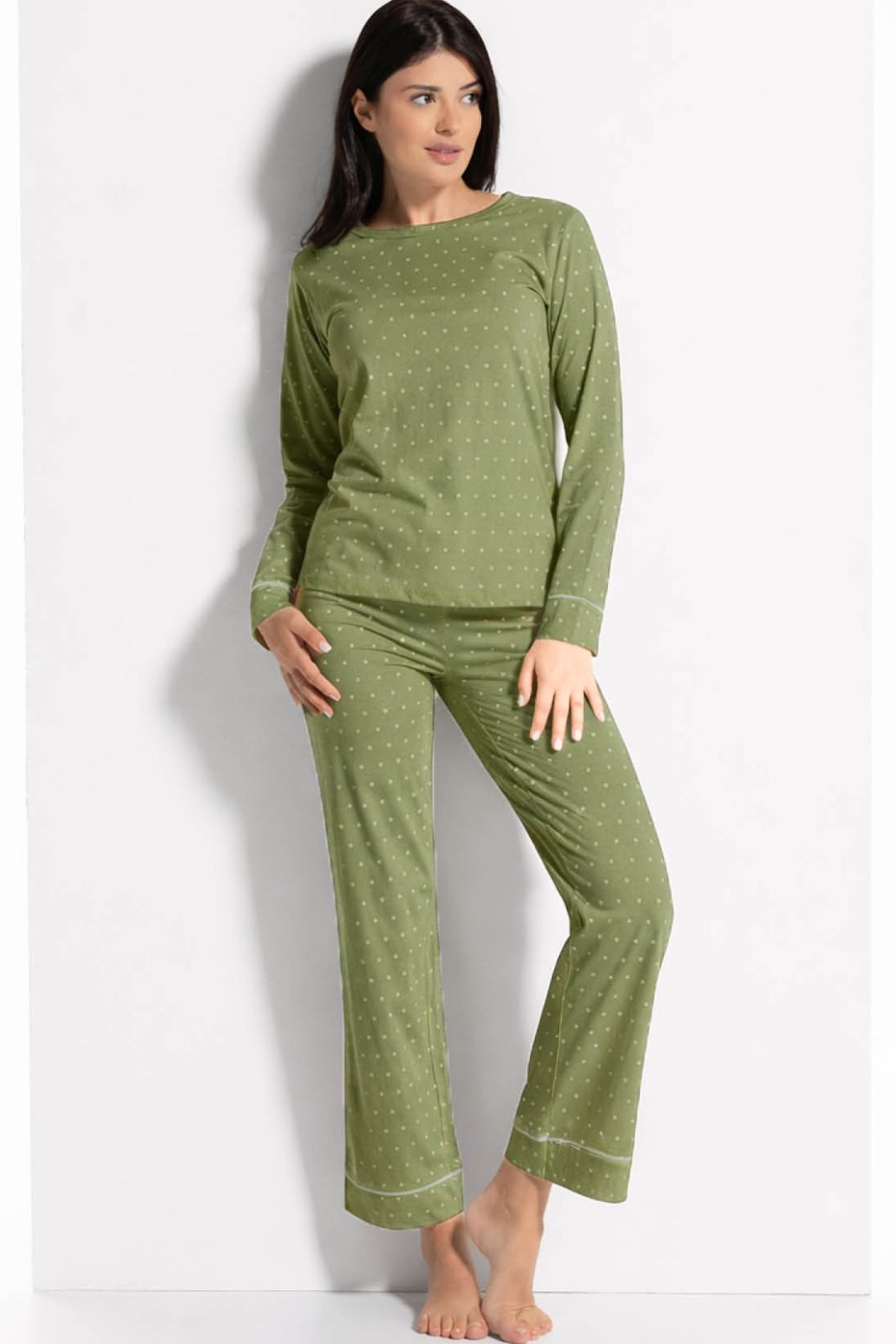 103699 – Pigiama LOVEANDBRA – Avocado – SI