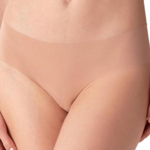 Panty Cotonella in microfibra con taglio vivo - Beige Front